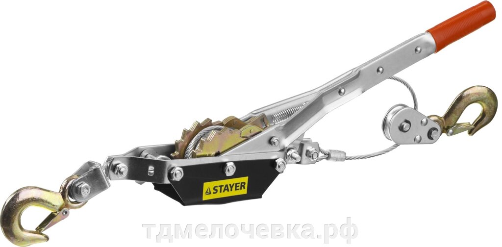 STAYER MAXPull, 2 т, 2 м, ручная рычажная лебедка (4310-2) от компании ТД МЕЛОЧевка (товары для дома от метизов до картриджей) - фото 1