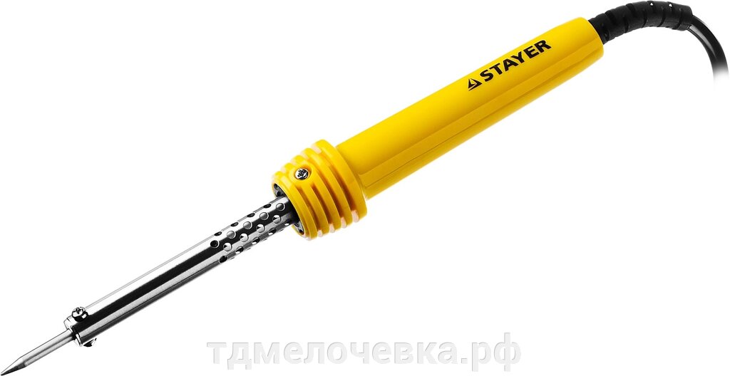 STAYER MAXTerm, 30 Вт, конус, электропаяльник с пластиковой рукояткой (55305-30) от компании ТД МЕЛОЧевка (товары для дома от метизов до картриджей) - фото 1