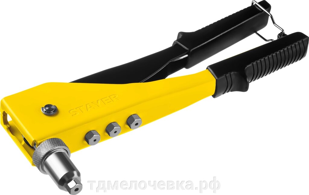 STAYER MS-180, 90 - 180°, 2.4 - 4.8 мм, 260 мм, переставной заклёпочник (3107) от компании ТД МЕЛОЧевка (товары для дома от метизов до картриджей) - фото 1