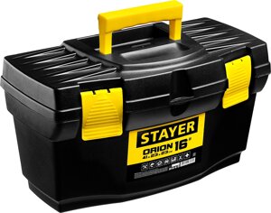 STAYER ORION-16, 410 x 230 x 230 мм,16″пластиковый ящик для инструментов (38110-16)