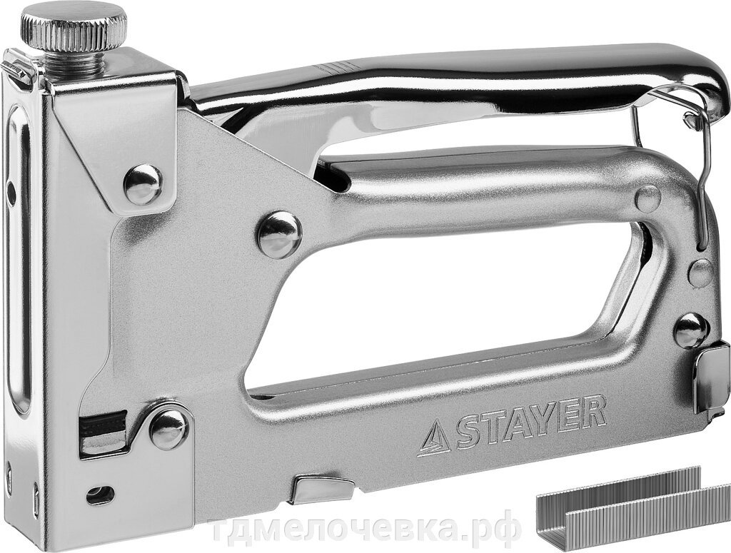 STAYER Pro-53, тип 53 (A/10/JT21) 23GA (4 - 14 мм), усиленный степлер для скоб, Professional (3150) от компании ТД МЕЛОЧевка (товары для дома от метизов до картриджей) - фото 1