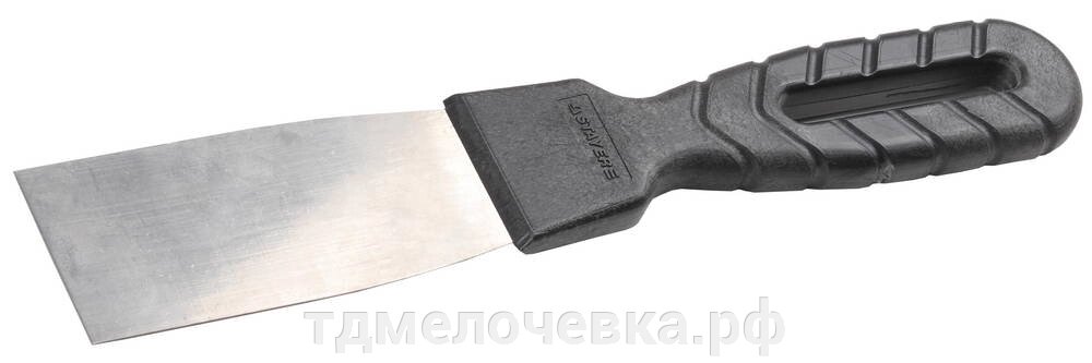 STAYER PROFlat, 40 мм, пластиковая ручка, нержавеющий, шпатель, Professional (1008-04) от компании ТД МЕЛОЧевка (товары для дома от метизов до картриджей) - фото 1