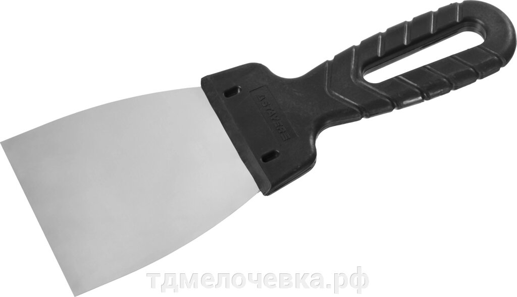 STAYER PROFlat, 80 мм, пластиковая ручка, нержавеющий, шпатель, Professional (1008-08) от компании ТД МЕЛОЧевка (товары для дома от метизов до картриджей) - фото 1