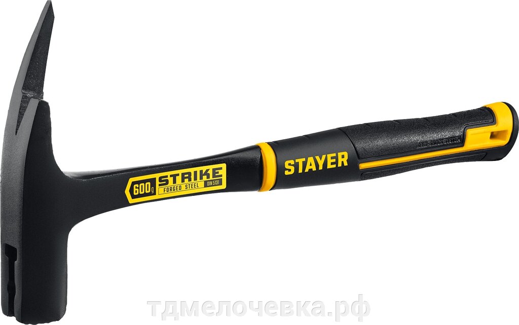 STAYER ProStrike, 600 г, цельнометаллический молоток кровельщика, Professional (20205) от компании ТД МЕЛОЧевка (товары для дома от метизов до картриджей) - фото 1