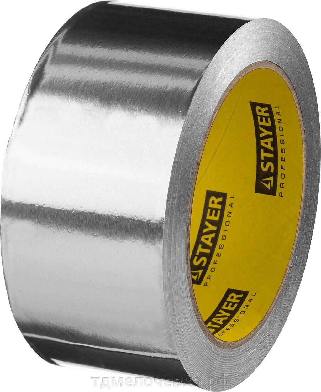 STAYER ProTape, 50 мм, 25 м, до 120 °С, самоклеящаяся алюминиевая лента, Professional (12268-50-25) от компании ТД МЕЛОЧевка (товары для дома от метизов до картриджей) - фото 1