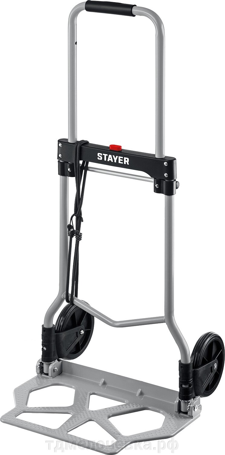 STAYER PROTruck, до 70кг, каркас и платформа из алюминия, платформа 39х28см, колеса d13 см, вес 3.0кг, складная от компании ТД МЕЛОЧевка (товары для дома от метизов до картриджей) - фото 1