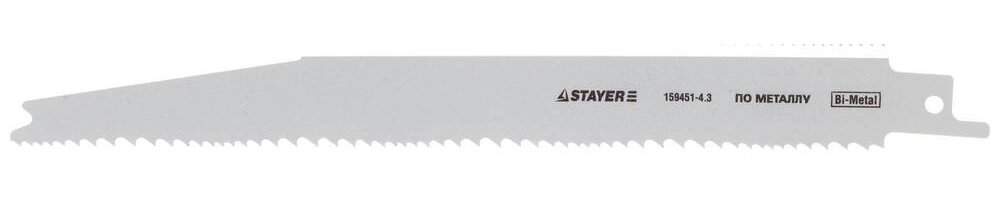 STAYER S345XF, L-180/200, Bi-Met, полотно для сабельной пилы (159451-4.3) от компании ТД МЕЛОЧевка (товары для дома от метизов до картриджей) - фото 1