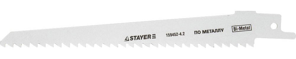 STAYER S611DF, L-130/150, Bi-Met, полотно для сабельной пилы (159452-4.2) от компании ТД МЕЛОЧевка (товары для дома от метизов до картриджей) - фото 1