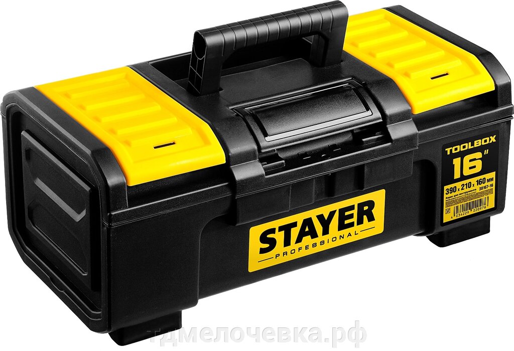 STAYER TOOLBOX-16, 390 х 210 х 160, пластиковый ящик для инструментов, Professional (38167-16) от компании ТД МЕЛОЧевка (товары для дома от метизов до картриджей) - фото 1