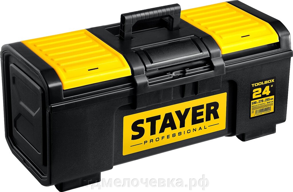 STAYER TOOLBOX-24, 590 х 270 х 255, пластиковый ящик для инструментов, Professional (38167-24) от компании ТД МЕЛОЧевка (товары для дома от метизов до картриджей) - фото 1