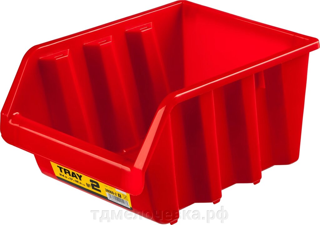 STAYER TRAY-2, 5 л, 245 х 170 х 125 мм, лоток для хранения №2 (38060-2) от компании ТД МЕЛОЧевка (товары для дома от метизов до картриджей) - фото 1