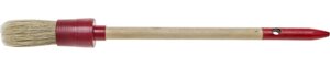 STAYER UNIVERSAL, 20 мм, пластмассовый корпус, светлая натуральная щетина, деревянная ручка, все виды ЛКМ, круглая