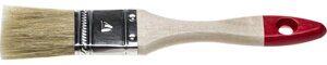 STAYER UNIVERSAL, 38 мм, 1.5″светлая натуральная щетина, деревянная ручка, все виды ЛКМ, плоская кисть (0101-038)