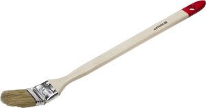 STAYER UNIVERSAL, 38 мм, 1.5″светлая натуральная щетина, деревянная ручка, все виды ЛКМ, радиаторная кисть (0111-38)