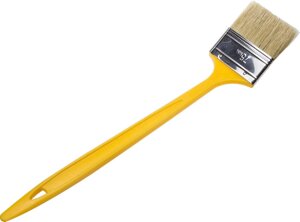 STAYER UNIVERSAL, 75 мм, 3″щетина светлая натуральная, пластмассовая ручка, все виды ЛКМ, радиаторная кисть (0110-75)
