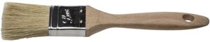 STAYER UNIVERSAL-lux, 25 мм, 1″светлая натуральная щетина, деревянная ручка, все виды ЛКМ, плоская кисть (01053-025)