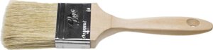 STAYER UNIVERSAL-lux, 75 мм, 3″светлая натуральная щетина, деревянная ручка, все виды ЛКМ, плоская кисть (01053-075)