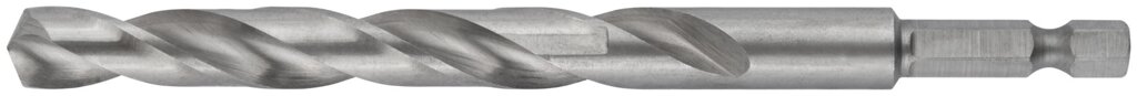 Сверло HSS по металлу, полированное, U-хвостовик под биту, инд. упаковка 10,0 мм от компании ТД МЕЛОЧевка (товары для дома от метизов до картриджей) - фото 1