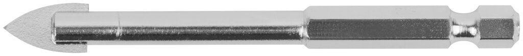 Сверло по кафелю, шестигранный U-хвостовик под биту  8 мм от компании ТД МЕЛОЧевка (товары для дома от метизов до картриджей) - фото 1
