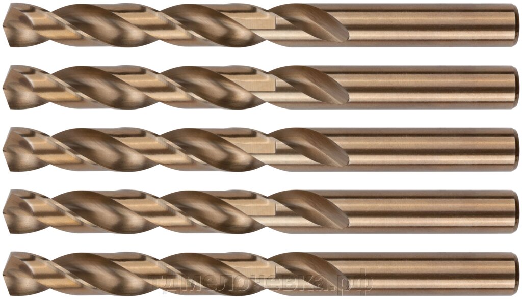 Сверло по металлу Cutop Profi с кобальтом 5%, 13 x 151 мм (5 шт) от компании ТД МЕЛОЧевка (товары для дома от метизов до картриджей) - фото 1