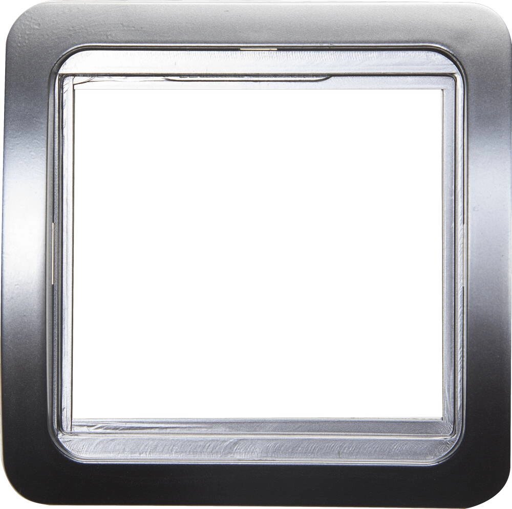 СВЕТОЗАР Гамма, цвет светло-серый металлик, одинарная, накладная панель (SV-54145-SM) от компании ТД МЕЛОЧевка (товары для дома от метизов до картриджей) - фото 1