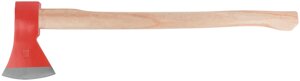 Топор кованая усиленная сталь, деревянная длинная ручка 1400 гр.