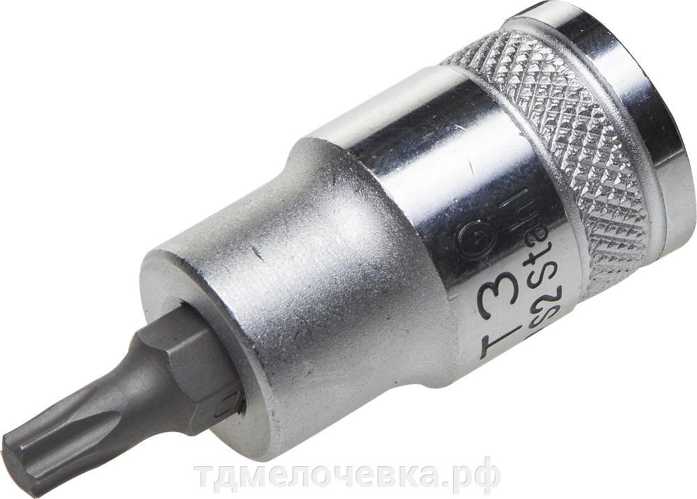 Торцовая бита-головка KRAFTOOL ″INDUSTRIE QUALITAT″, материал S2, TORX, сатинированная, 1/2″, Т30 от компании ТД МЕЛОЧевка (товары для дома от метизов до картриджей) - фото 1