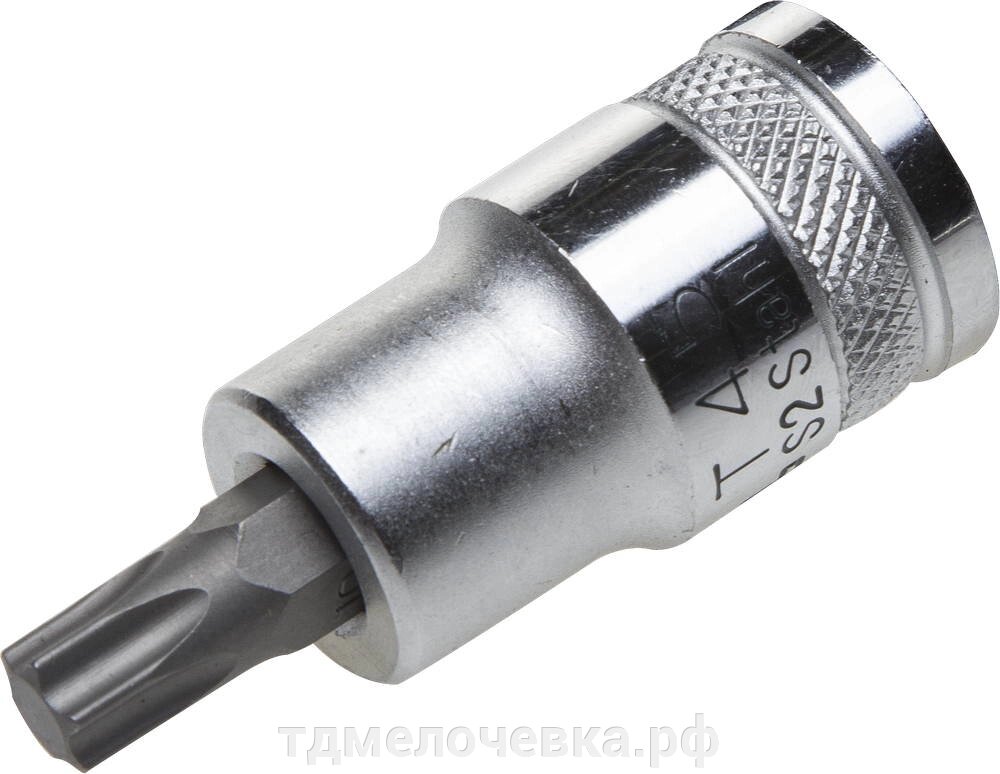 Торцовая бита-головка KRAFTOOL ″INDUSTRIE QUALITAT″, материал S2, TORX, сатинированная, 1/2″, Т45 от компании ТД МЕЛОЧевка (товары для дома от метизов до картриджей) - фото 1