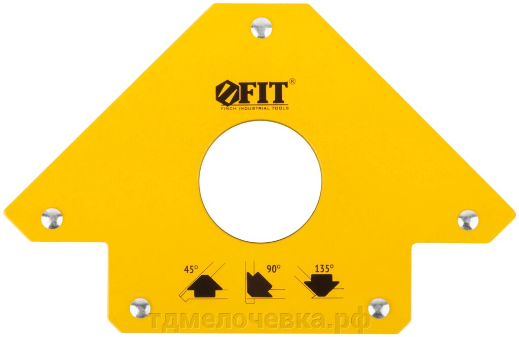 Угольник для сварки магнитный, тип "стрелка", усилие до 34 кг от компании ТД МЕЛОЧевка (товары для дома от метизов до картриджей) - фото 1