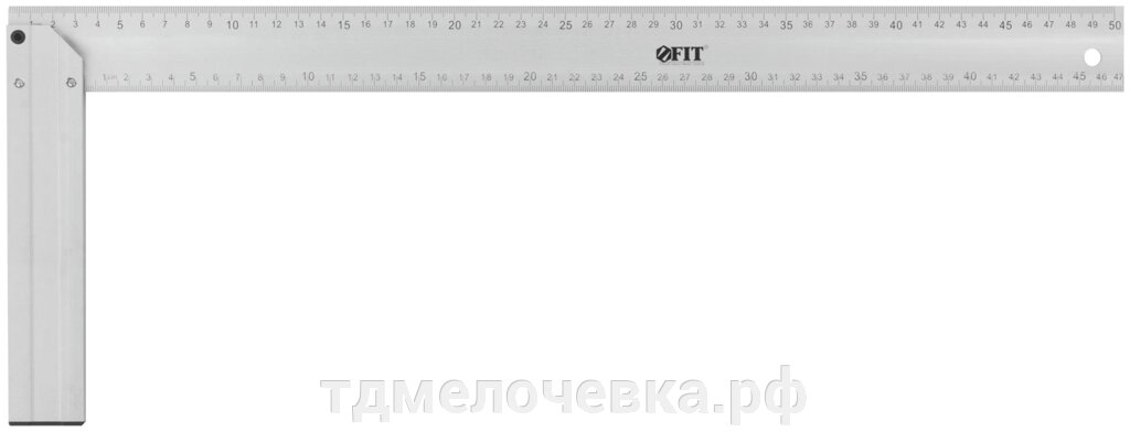 Угольник столярный литой алюмиевый Профи 500 мм от компании ТД МЕЛОЧевка (товары для дома от метизов до картриджей) - фото 1