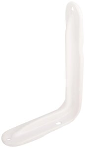 Уголок-кронштейн усиленный белый 100х150 мм (0,8 мм)