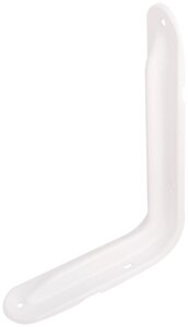 Уголок-кронштейн усиленный белый 160х250 мм (1,0 мм)