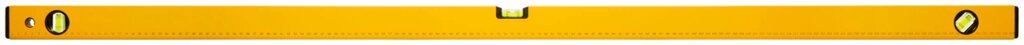 Уровень "Стайл", 3 глазка, желтый усиленный корпус, фрезер. рабочая грань, шкала, Профи 1500 мм от компании ТД МЕЛОЧевка (товары для дома от метизов до картриджей) - фото 1