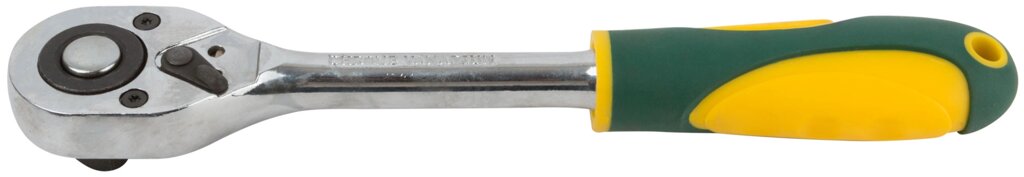 Вороток (трещотка) CrV механизм, пластиковая прорезиненная ручка 1/2'', 24 зубца от компании ТД МЕЛОЧевка (товары для дома от метизов до картриджей) - фото 1