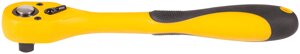 Вороток (трещотка), механизм легированная сталь 40Cr, полностью прорезиненная ручка, 1/2", 72 зубца
