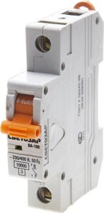 Выключатель автоматический СВЕТОЗАР 1-полюсный, 40 A,C″откл. сп. 10 кА, 230 / 400 В