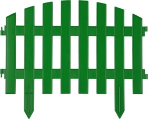 Забор декоративный GRINDA ″АР ДЕКО″28x300см, зеленый