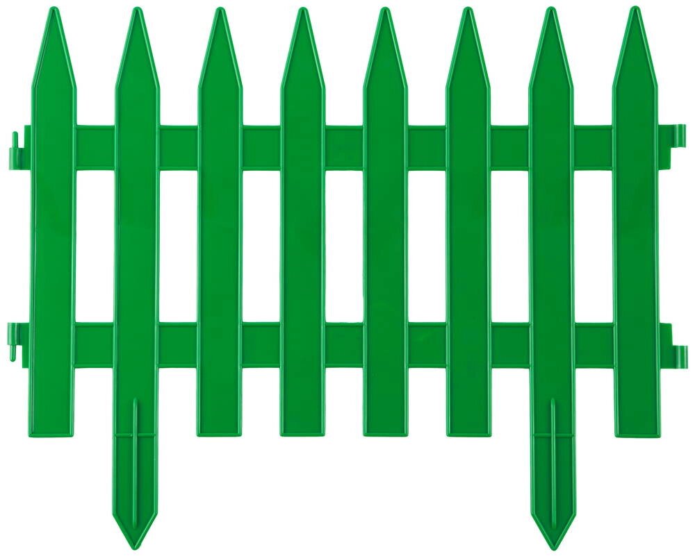 Забор декоративный GRINDA ″КЛАССИКА″, 28x300см, зеленый от компании ТД МЕЛОЧевка (товары для дома от метизов до картриджей) - фото 1