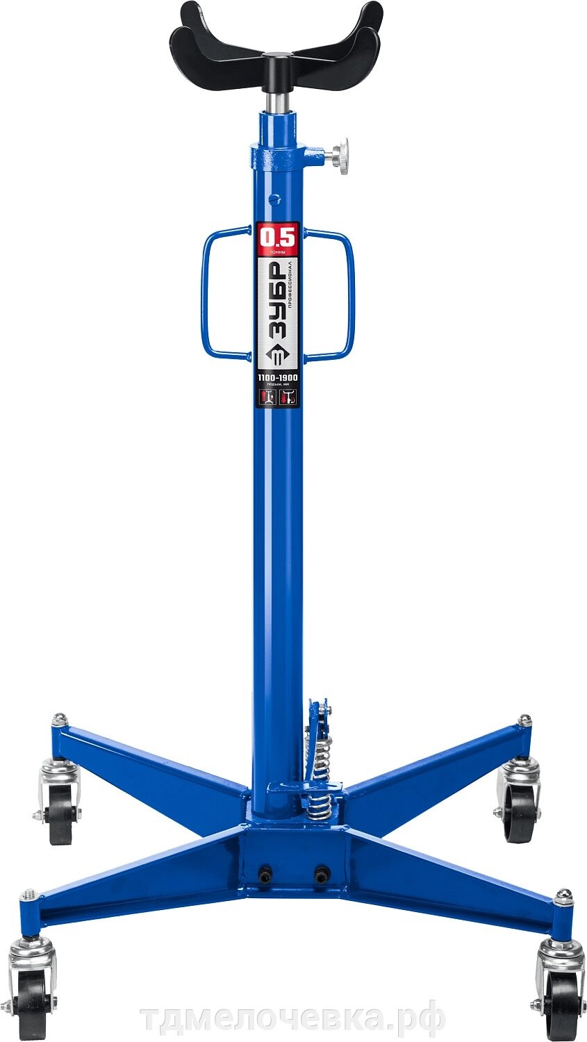 ЗУБР 0.5 т, 1100 - 1900 мм, гидравлическая трансмиссионная стойка, Профессионал (43061-0.5) от компании ТД МЕЛОЧевка (товары для дома от метизов до картриджей) - фото 1