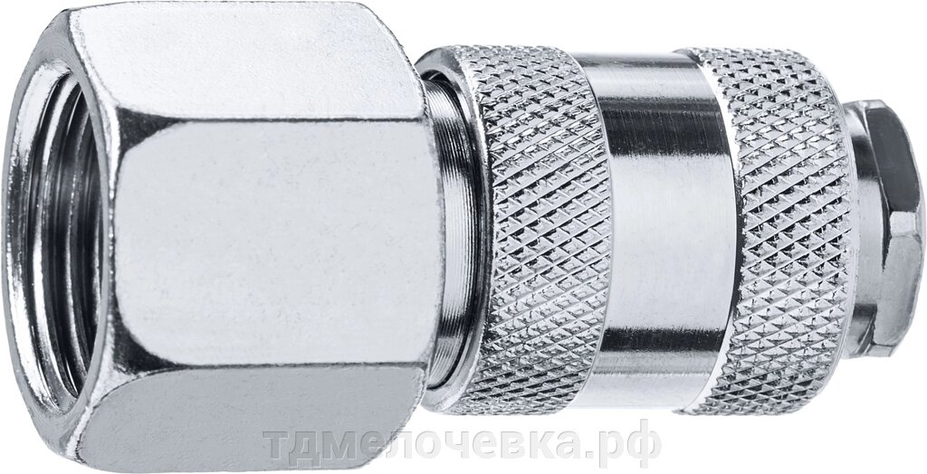 ЗУБР 1/2″F - рапид муфта, переходник, Профессионал (64910-1/2) от компании ТД МЕЛОЧевка (товары для дома от метизов до картриджей) - фото 1