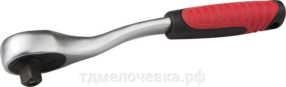 ЗУБР 1/4″, 72 зубца, трещотка для торцовых головок (27730-1/4) от компании ТД МЕЛОЧевка (товары для дома от метизов до картриджей) - фото 1