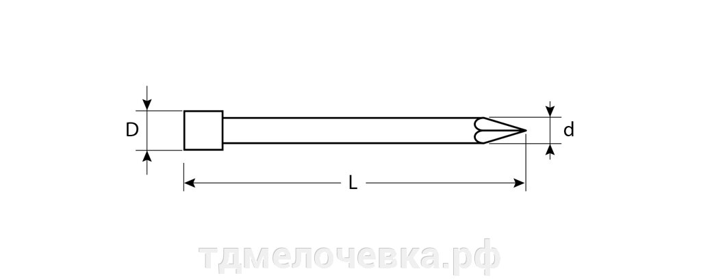 ЗУБР 25 x 1.4 мм, 5 кг, омедненные финишные гвозди, Профессионал (305350-14-25) от компании ТД МЕЛОЧевка (товары для дома от метизов до картриджей) - фото 1