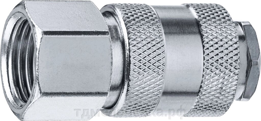 ЗУБР 3/8″F - рапид муфта, переходник, Профессионал (64910-3/8) от компании ТД МЕЛОЧевка (товары для дома от метизов до картриджей) - фото 1