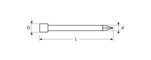 ЗУБР 30 x 1.6 мм, цинк, 1 кг, финишные гвозди (305311-16-030)
