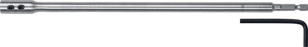ЗУБР 300мм, удлинитель с имбусовым ключом для сверл перовых, хвостовик HEX 1/4″ от компании ТД МЕЛОЧевка (товары для дома от метизов до картриджей) - фото 1