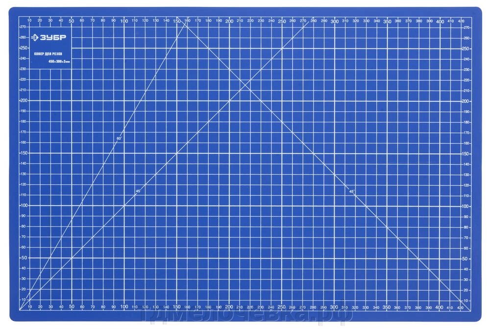 ЗУБР 450 х 300 х 3 мм, непрорезаемый коврик (09902) от компании ТД МЕЛОЧевка (товары для дома от метизов до картриджей) - фото 1