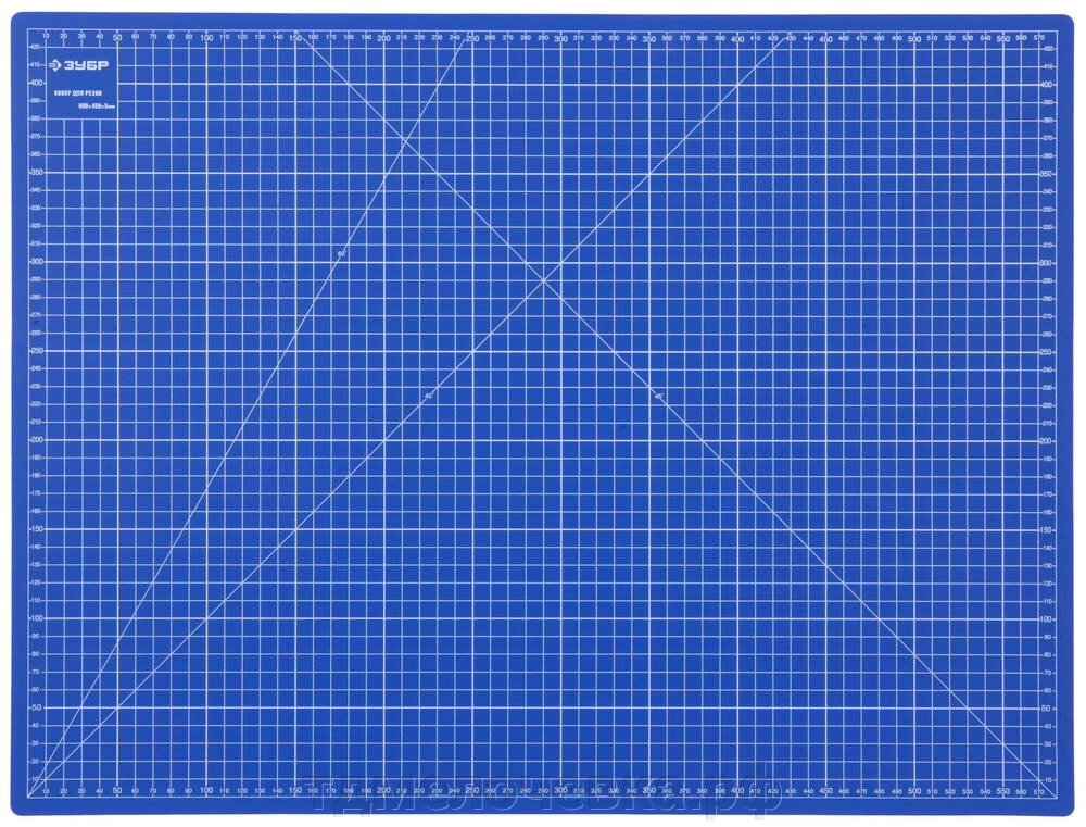 ЗУБР 600 х 450 х 3 мм, непрорезаемый коврик (09901) от компании ТД МЕЛОЧевка (товары для дома от метизов до картриджей) - фото 1