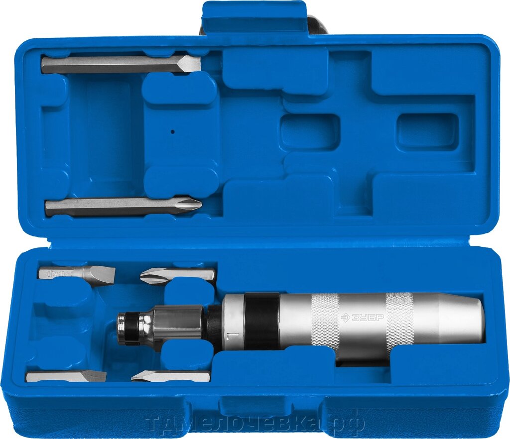 ЗУБР 8 предм., ударно-поворотная отвертка, Профессионал (2567) от компании ТД МЕЛОЧевка (товары для дома от метизов до картриджей) - фото 1