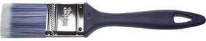 ЗУБР АКВА, КП-13, 38 мм, 1.5″искусственная щетина, пластмассовая ручка, для высокотекучих ЛКМ, плоская кисть