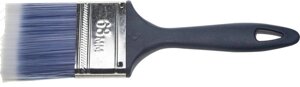 ЗУБР АКВА, КП-13, 63 мм, 2.5″искусственная щетина, пластмассовая ручка, для высокотекучих ЛКМ, плоская кисть